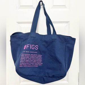 Figs Night Sky Canvas Tote